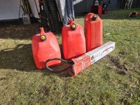 (3) Jerry Cans with Fuel Transfer Pump