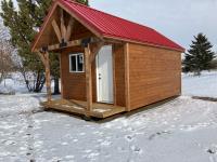 2024 12 Ft X 20 Ft Fully Insulated Cabin Includes 4 Ft Porch