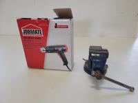 Jobmate 10A Heat Gun and 3 Inch Bench Vise