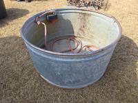Galvanized Steel Water Trough with Float & Hose