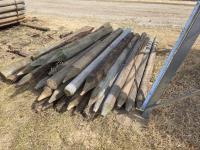 (35±) 3 to 6 Inch X Various Length Treated Posts (Used)