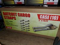 (10) Ratchet Cargo Straps 