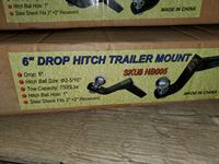 6" Drop Hitch Trailer Mount 