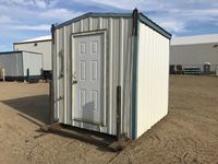    8 ft x 8 ft Portable Insulated Water Shack On Steel Skids