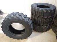 New (4) 12 x 16.5 Skid Steer 12 Ply Tire