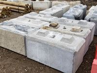 (6) Concrete Barrier Blocks 