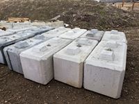 (6) Concrete Barrier Blocks 