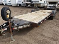 2012 Trailteck 28 ft Flat Deck Tri Axle Trailer 