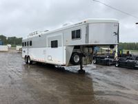    2004 Circle J Marage (4) Stall Horse Trailer with Living Quarters