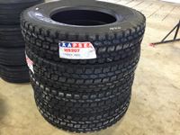    (4) Kaspen 11R24.5 Traction Tires (new)