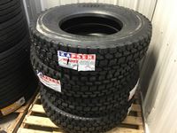    (4) Kaspen 11R22.5 Traction Tires (new)