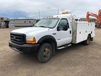    1999 Ford F450 4WD Service Body Truck