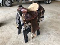    Saddle with Stand and Blanket