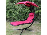    Red Outdoor Helicopter Chair
