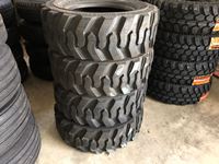    (4) 10-16.5 Skid Steer Tires