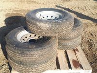 (5) 16" 235/80R16 Tires with Rims (Unused)