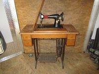(2) Antique Sewing Machines