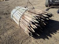    (155) 3" X 6 ft Used Fence Posts