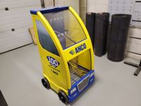    Anco Display Stand on Wheels