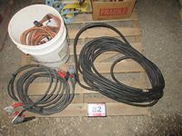    Pressure Washer Hose, (2) Sets Booster Cables
