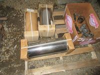    (3) Pieces Of Chimney Pipe & Axle Sockets