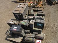    Pallet of Used Batteries
