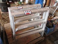    (2) 3 step Aluminum Work Ladders