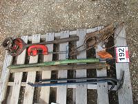    Pipe Threader, Pipe Cutter, Goose Neck Bars, Traps