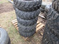   Assortment Of (5) Tires & 4 Quad Rims