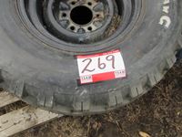    (2) Madd Dog 11-15LT Studded Truck Tires on 6 bolt Rims