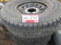    (5) 235/85R16 Trailer Tires on 8 Bolt Rims