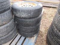    (4) 205/75R15 Trailer Tires on 5 Bolt Rims