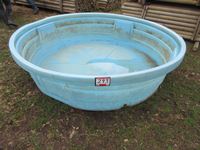    Blue 8 Ft Round Stock Water Tank
