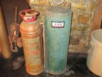    (2) Antique Fire Extinguishers