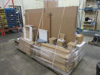    Pallet of Packaging Materials & New Cardboard Boxes