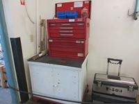   Red Tool Chest & Rolling Cabinet