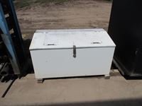    White Metal Storage Box