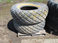    (2) 18.4X26 Pull Scraper Tires