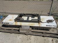    SweeX Mega 720 Broom Forklift Yard Sweeper