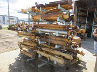    4 Stand with Large Qty of Heavy Duty John Deere hydraulic Cylinders