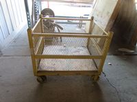    33" X 4" Wheeled Caged Cart