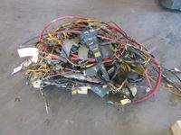    Pallet of Control & Battery Cables, Seat Belts, wiring Harnesses