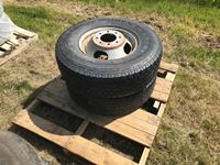    (2) 235/85R16 Trailer Tires & Rims