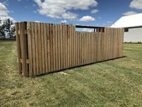  WD Fab  (4) 24 Ft Free Standing Wind Fence