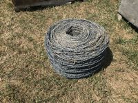    Unused Roll of Barbed Wire