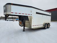 2005 Mustang G/N 17 ft T/A Stock Trailer 