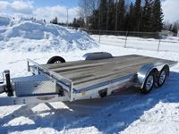 2018 H & H  Aluminum T/A Tilt Deck Car Hauler (new & unused)