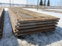    (5) Steel Frame Wood Insert 40 ft Rig Mats