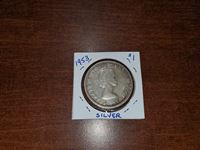    1953 Canadian Silver Dollar