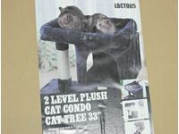    2 Level Plush Cat Condo